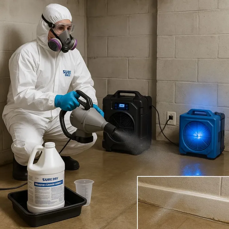 Sanitization and Odor Removal process in Dixmoor, IL
